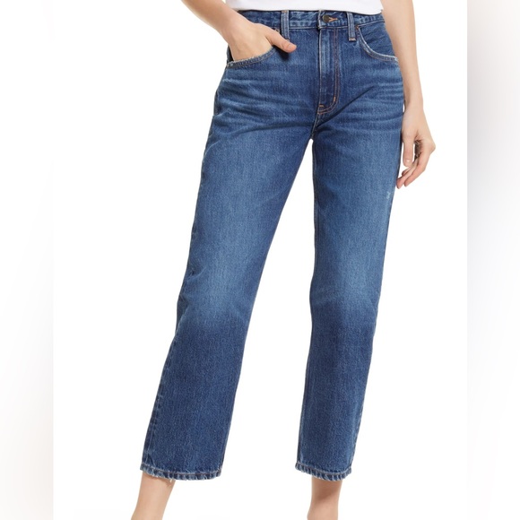 NWT Etica Rhea ankle straight medium wash jeans - size 29 - Picture 1 of 9